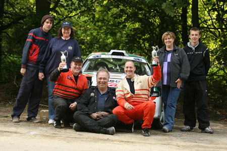 The Toyota Rally Team at Emcos Stages 2008